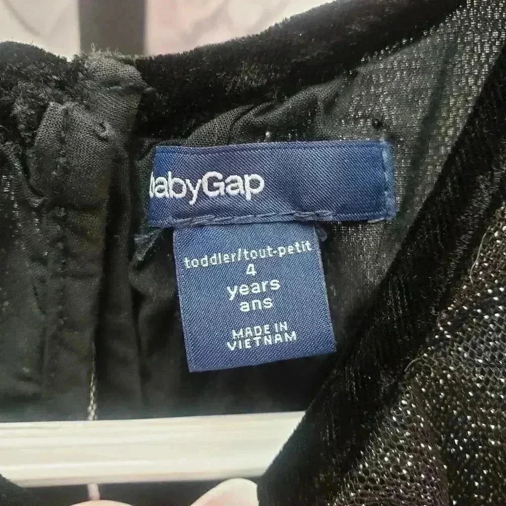 Baby GAP Black Shimmery Dress